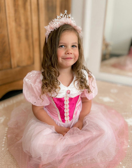 Pretty in Pink Princess Birthday Party Dress Costume - Fox Baby & Co