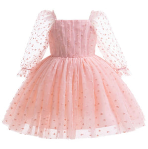 Oh My Heart Luxe Little Girls Tulle Party Dress - Pink - Fox Baby & Co