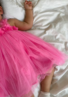 Load image into Gallery viewer, Florence Floral Birthday Tulle Dress - Pink (pre order) - Fox Baby &amp; Co
