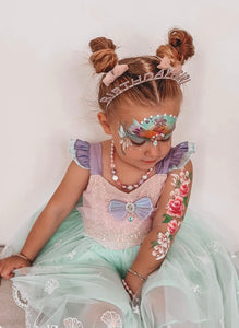 Ariel Pearl Mermaid Princess Birthday Party Dress - Fox Baby & Co