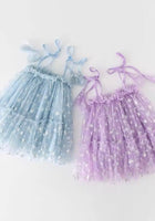 Load image into Gallery viewer, Sparkle Snow Princess Kids little Girls Tulle Dress - Blue - Fox Baby &amp; Co
