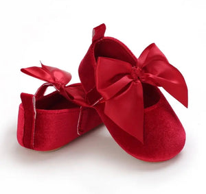 My First Baby Red Velvet Shoes (pre order) - Fox Baby & Co