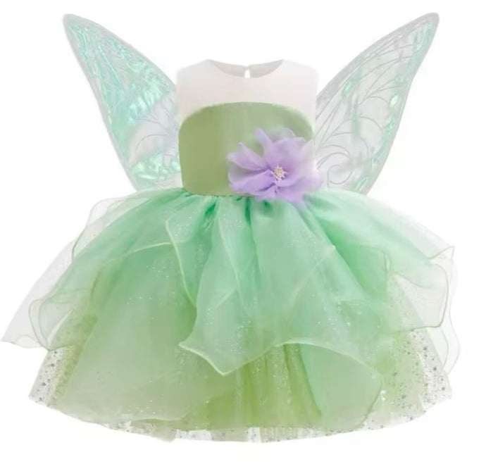 Tinker Fairy Princess Dress & matching Wings - Fox Baby & Co