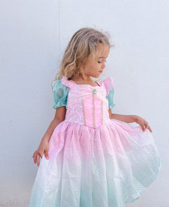 Rainbow Pastel Mermaid Princess Party Dress Costume - Fox Baby & Co