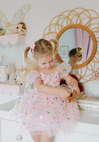 Load image into Gallery viewer, Kids girls Butterfly Shimmer Tulle Dress - Fox Baby &amp; Co
