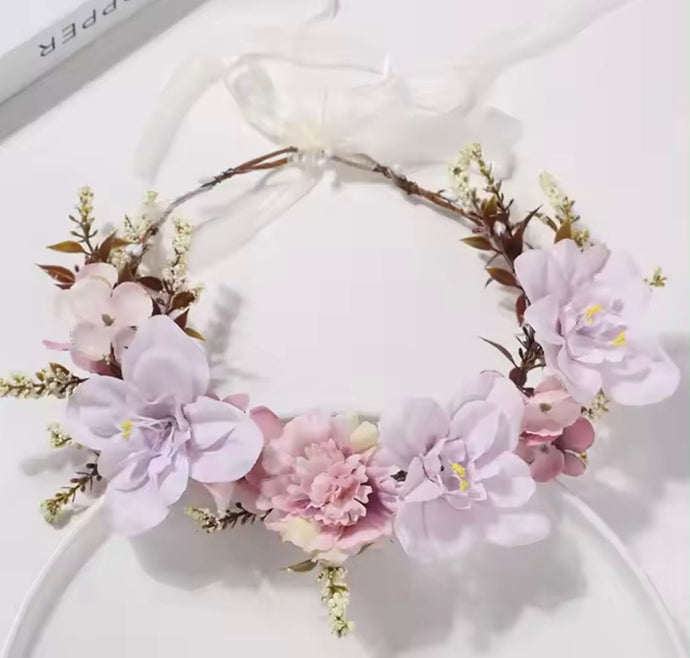 Enchanted Princess Birthday Flower Crown - Lavender - Fox Baby & Co