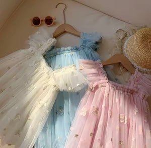 Whimsical Butterfly Fairy Tulle Birthday Dress - Fox Baby & Co