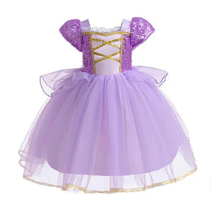 Rapunzel Princess Birthday Luxe Party Dress Costume (pre order) - Fox Baby & Co