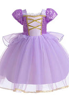 Load image into Gallery viewer, Rapunzel Princess Birthday Luxe Party Dress Costume (pre order) - Fox Baby &amp; Co
