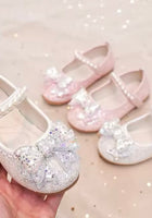 Load image into Gallery viewer, New Big Bow Pink Pearl Princess Birthday Girl Mary Jane Shoe (pre order)
