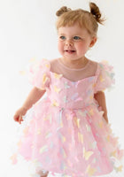 Load image into Gallery viewer, Kids girls Whimsical Butterfly Rainbow Luxe Tulle Dress (pre order) - Fox Baby &amp; Co
