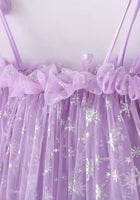 Load image into Gallery viewer, Sparkle Snow Princess Kids little Girls Tulle Dress - Purple - Fox Baby &amp; Co
