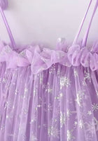 Load image into Gallery viewer, Sparkle Snow Princess Kids little Girls Tulle Dress - Purple
