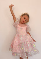 Load image into Gallery viewer, Enchanted Mermaid Sequins Luxe Tulle Dress - Pink (preorder) - Fox Baby &amp; Co
