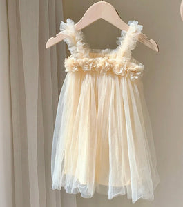 Florence Floral Birthday Tulle Dress (pre order) - Fox Baby & Co