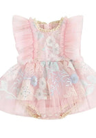 Load image into Gallery viewer, Baby Girls Flora Floral Tutu Lace Romper - Pink - Fox Baby &amp; Co
