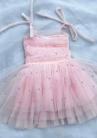 Load image into Gallery viewer, Kids little girls Ballerina Pearl Dress - Pink (limited edition) - Fox Baby &amp; Co
