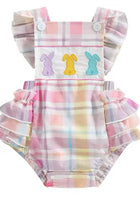 Load image into Gallery viewer, My First Easter Frill Romper &amp; Bow (pre order) - Fox Baby &amp; Co
