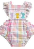 Load image into Gallery viewer, My First Easter Frill Romper &amp; Bow (pre order) - Fox Baby &amp; Co
