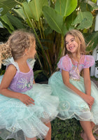 Load image into Gallery viewer, Mermaid Luxe Princess Birthday Party Dress - Fox Baby &amp; Co
