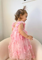 Load image into Gallery viewer, French Floral Fairy Tulle Dress - Musk Pink - Fox Baby &amp; Co
