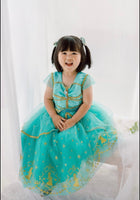 Load image into Gallery viewer, Genie Princess Birthday Party Dress Costume (pre order) - Fox Baby &amp; Co
