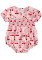 Load image into Gallery viewer, Cherry Daisy Days Romper (pre order) - Fox Baby &amp; Co
