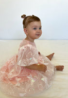 Load image into Gallery viewer, Kids girls Luxe Butterfly Sequins Tulle Dress - Pink (pre order) - Fox Baby &amp; Co
