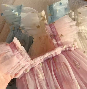 Whimsical Butterfly Fairy Tulle Birthday Dress - Fox Baby & Co