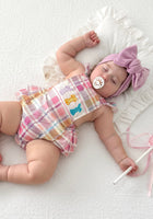 Load image into Gallery viewer, My First Easter Frill Romper &amp; Bow (pre order) - Fox Baby &amp; Co
