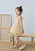 Load image into Gallery viewer, Kids little girls Ballerina Pearl Dress - Gold (limited edition) - Fox Baby &amp; Co
