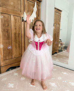 Pretty in Pink Princess Birthday Party Dress Costume - Fox Baby & Co