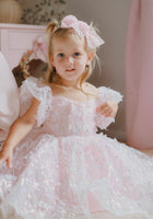 Load image into Gallery viewer, Kids girls Enchanted Dreams Butterfly Sequins Tulle Dress - Pink (pre order) - Fox Baby &amp; Co
