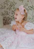 Load image into Gallery viewer, Kids girls Enchanted Dreams Butterfly Sequins Tulle Dress - Pink (pre order) - Fox Baby &amp; Co
