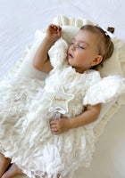 Load image into Gallery viewer, Kids little girls White Ruffle Flowergirl Luxe Party Dress (pre order) - Fox Baby &amp; Co
