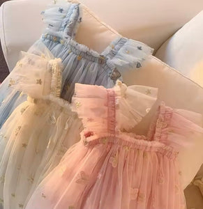 Whimsical Butterfly Fairy Tulle Birthday Dress - Fox Baby & Co