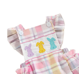 My First Easter Frill Romper & Bow (pre order) - Fox Baby & Co