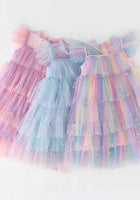 Load image into Gallery viewer, Enchanted Tulle Princess Tulle Birthday Dress Pink Rainbow - Fox Baby &amp; Co
