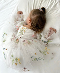 Fairy Wonderland Long Sleeve Luxe Tulle Dress (pre order) - Fox Baby & Co