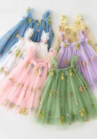 Load image into Gallery viewer, Arabella Garden Floral Tulle Birthday Dress - Pink - Fox Baby &amp; Co
