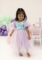 Load image into Gallery viewer, Mermaid Princess Purple Pearl Birthday Party Dress Costume - Fox Baby &amp; Co
