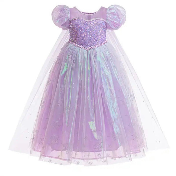 Jasmine Shimmer Princess Party Dress Costume with cape - Fox Baby & Co