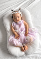 Load image into Gallery viewer, Bella Garden Floral Tulle Birthday Dress - lilac - Fox Baby &amp; Co
