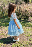 Load image into Gallery viewer, Snow Sapphire Princess Party Dress - Fox Baby &amp; Co
