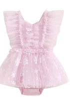 Load image into Gallery viewer, Whimsical Pink Snowflakes Romper (pre order) - Fox Baby &amp; Co
