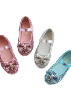 Load image into Gallery viewer, Little Princess Birthday Girl Sparkle Bow Mary Jane Shoe (pre order) - Fox Baby &amp; Co
