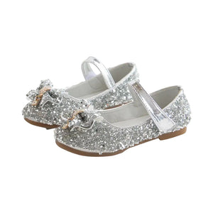 Little Princess Birthday Girl Sparkle Bow Mary Jane Shoe (pre order) - Fox Baby & Co