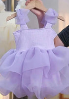 Load image into Gallery viewer, Little girl Mirabelle Tutu Birthday Party Dress - Lilac - Fox Baby &amp; Co
