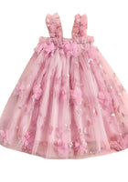 Load image into Gallery viewer, French Floral Fairy Tulle Dress - Musk Pink - Fox Baby &amp; Co
