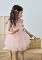 Load image into Gallery viewer, Kids little girls Ballerina Pearl Dress - Pink (limited edition) - Fox Baby &amp; Co
